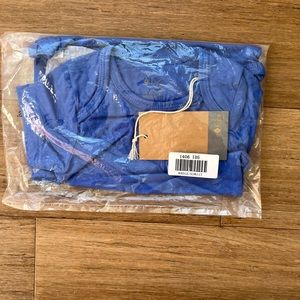 Kyte Baby NIB Bamboo Short Sleeve Bodysuit Indigo 18-24 months